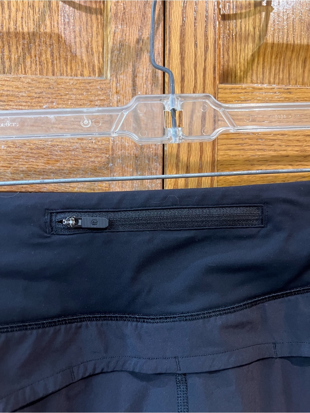 Women’s Black Lululemon Athletica Shorts Lined Zip Pocket Size 8 - Picture 4 of 5